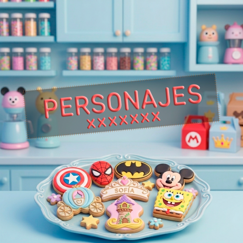 Galletas Personalizadas de Personajes